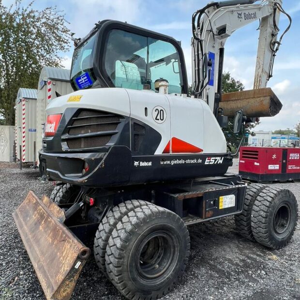 Bobcat Mobilbagger Typ E 57 W - Ansicht 1